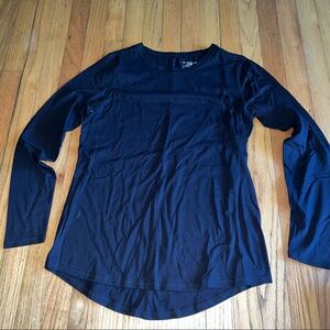 77 Tekgear long sleeved tee/black